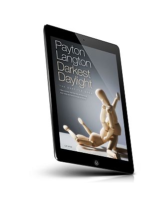 book cover on a tablet view