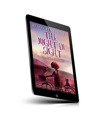 book cover on a tablet view