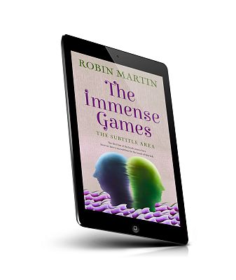 book cover on a tablet view