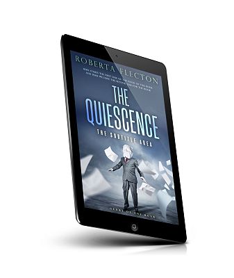 book cover on a tablet view