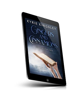 book cover on a tablet view