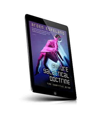 book cover on a tablet view