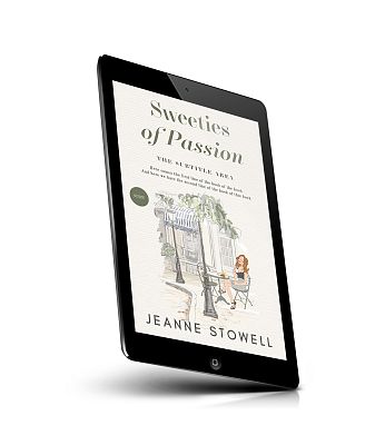 book cover on a tablet view