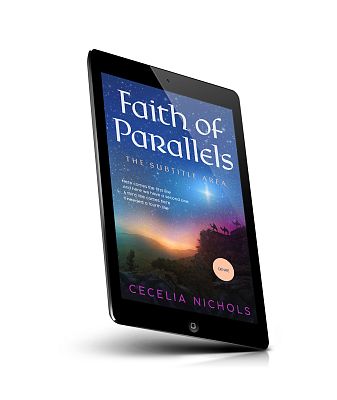 book cover on a tablet view