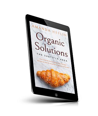 book cover on a tablet view