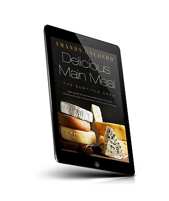 book cover on a tablet view
