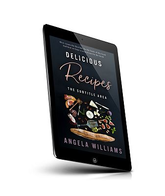 book cover on a tablet view