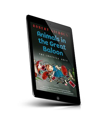 book cover on a tablet view