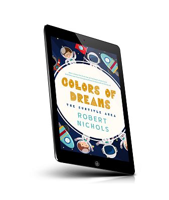 book cover on a tablet view