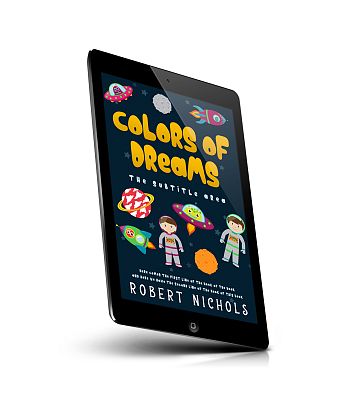 book cover on a tablet view