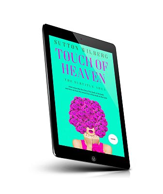 book cover on a tablet view