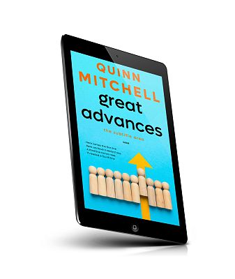 book cover on a tablet view