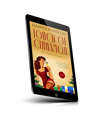book cover on a tablet view