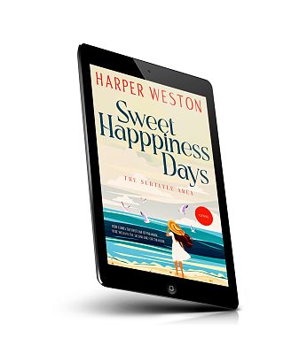 book cover on a tablet view