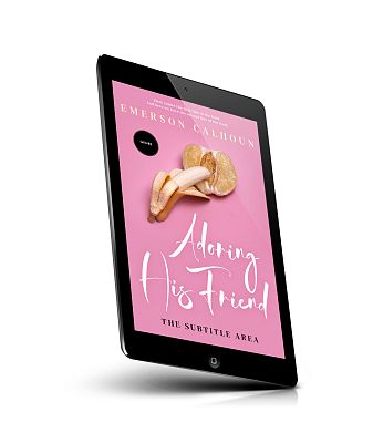 book cover on a tablet view