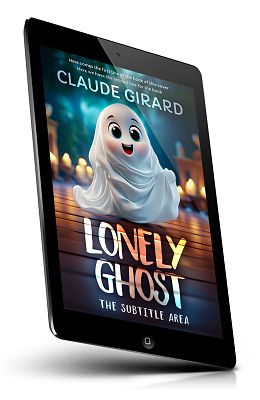 book cover on a tablet view