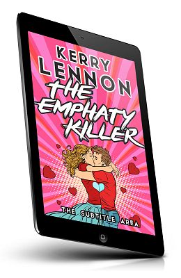 book cover on a tablet view