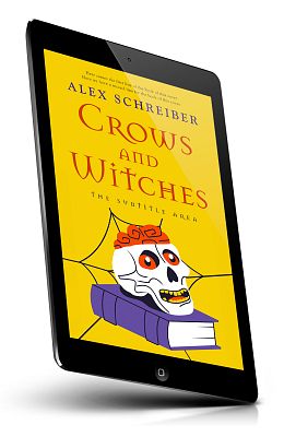 book cover on a tablet view