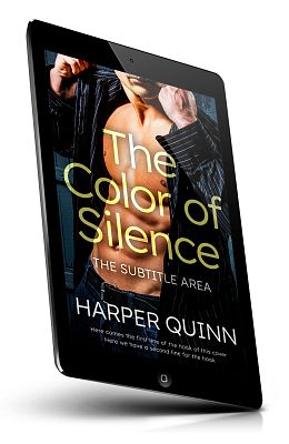 book cover on a tablet view