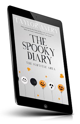 book cover on a tablet view