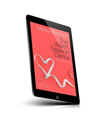 book cover on a tablet view