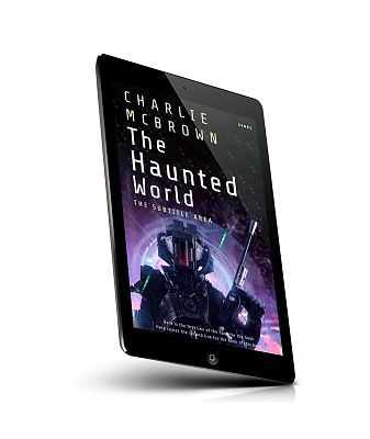 book cover on a tablet view
