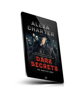 book cover on a tablet view