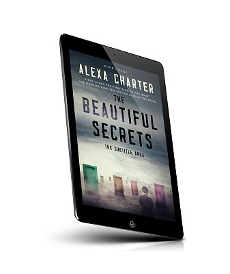 book cover on a tablet view