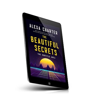 book cover on a tablet view