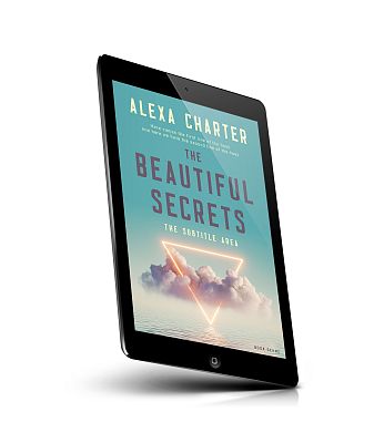 book cover on a tablet view