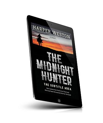 book cover on a tablet view