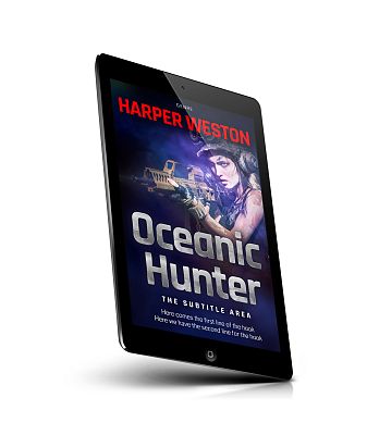 book cover on a tablet view