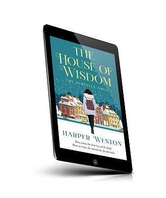 book cover on a tablet view