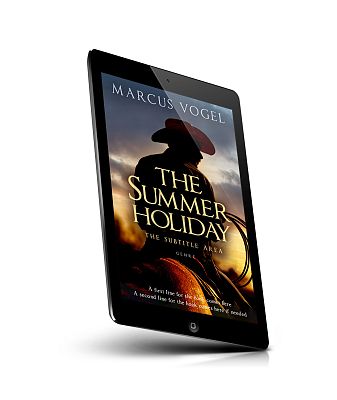 book cover on a tablet view