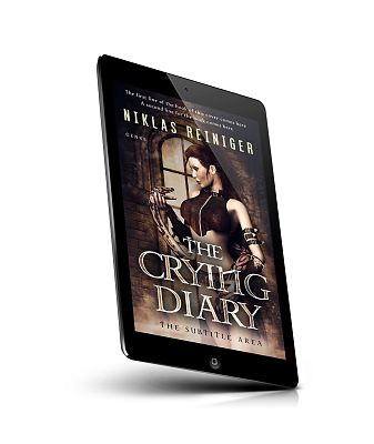 book cover on a tablet view