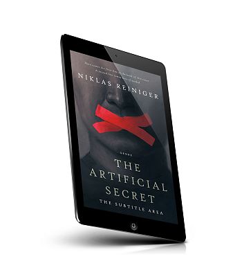 book cover on a tablet view