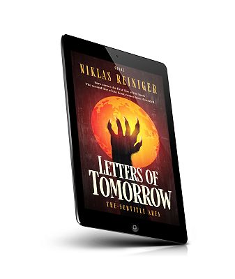 book cover on a tablet view