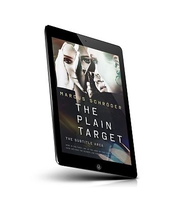 book cover on a tablet view