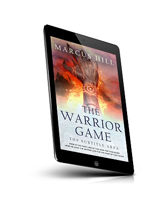 book cover on a tablet view