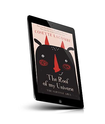 book cover on a tablet view