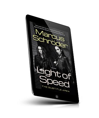 book cover on a tablet view