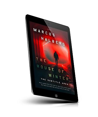 book cover on a tablet view