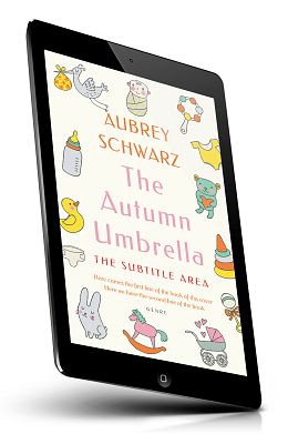 book cover on a tablet view