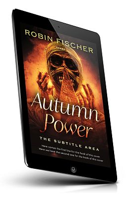 book cover on a tablet view