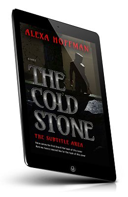 book cover on a tablet view