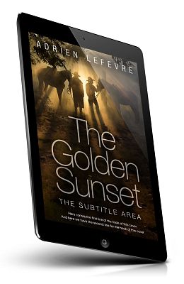 book cover on a tablet view