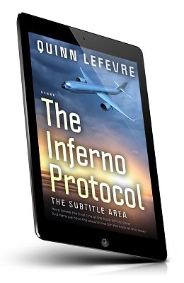 book cover on a tablet view