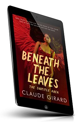 book cover on a tablet view