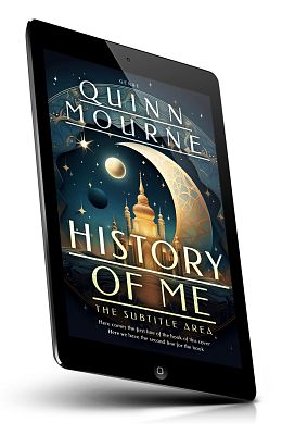 book cover on a tablet view