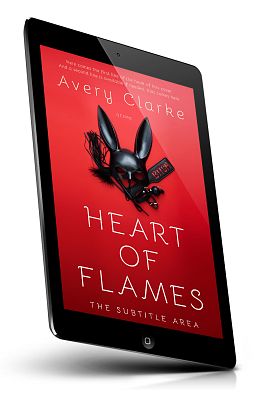 book cover on a tablet view